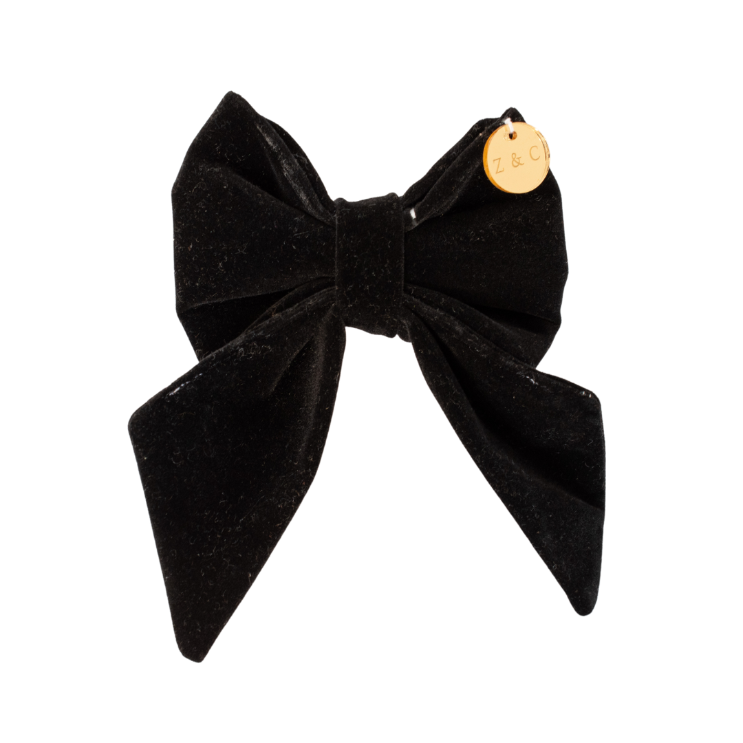 Midnight Velvet Sailor Bow