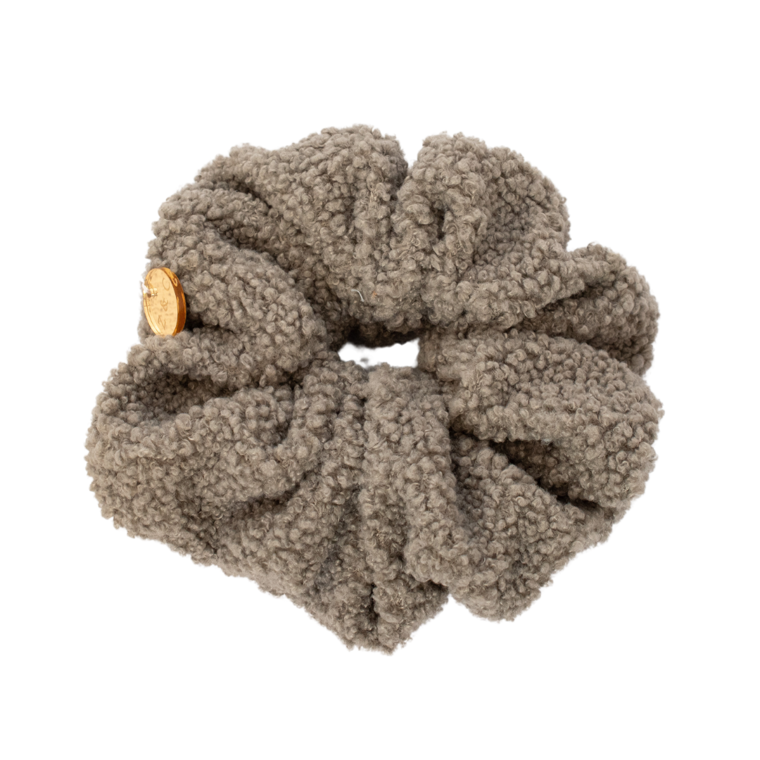 Ash Teddy Lux Scrunchie