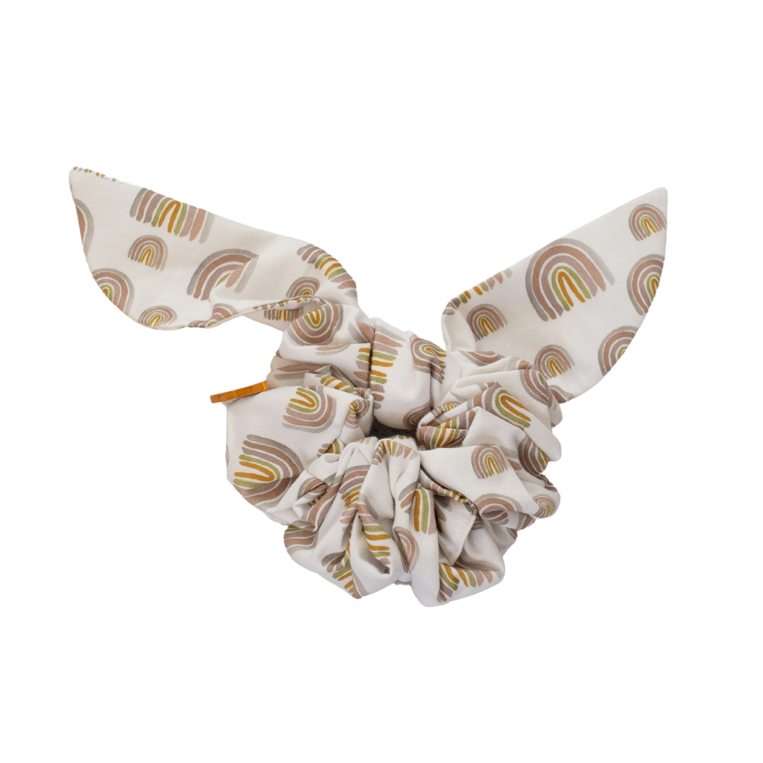 Pastel Rainbow Lux Scrunchie