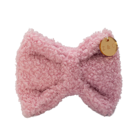 Pink Teddy Bow Tie