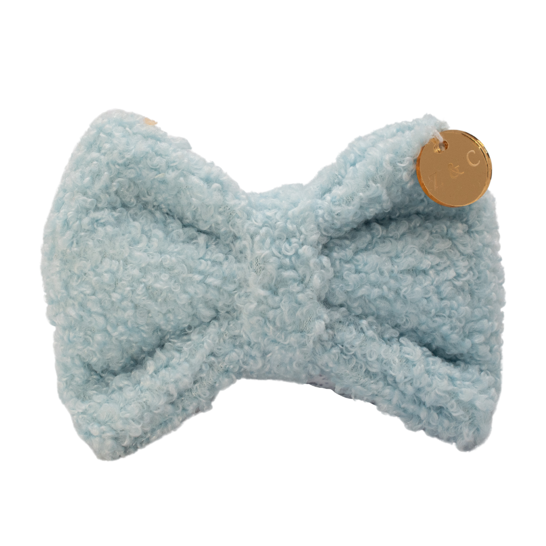 Blue Teddy Bow Tie