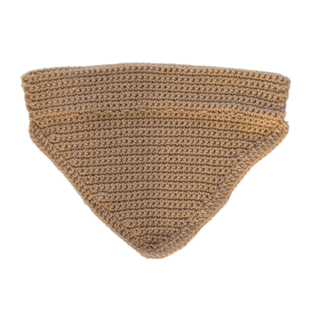 Beige Crochet Bandana (Large)