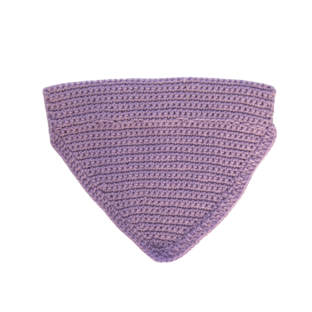 Lilac Crochet Bandana (Large)
