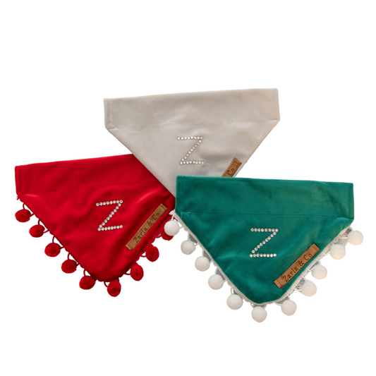 Pawsonalised Swarovski Velvet Bandanas