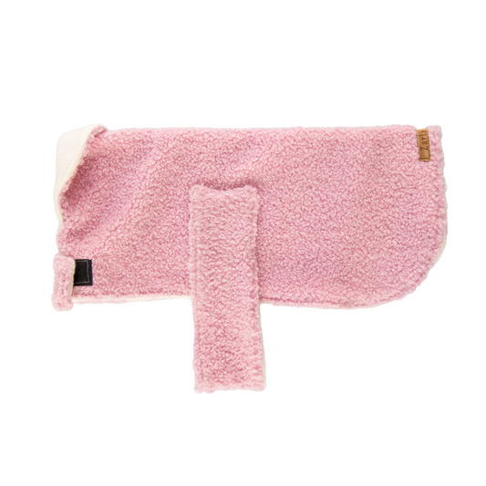 Pink Teddy Fleece Coat